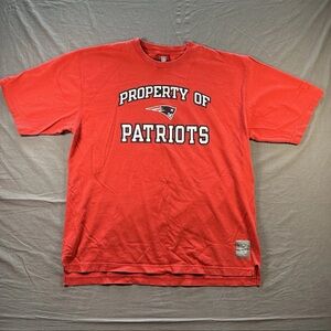 VTG Reebok Patriots NFL Gridiron Classics T-Shirt Men’s L Red Property Of